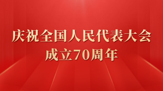 慶祝全國人民代表大會成立70周年