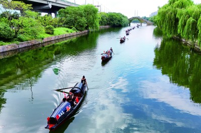 浙江紹興：悠悠運(yùn)河展風(fēng)華